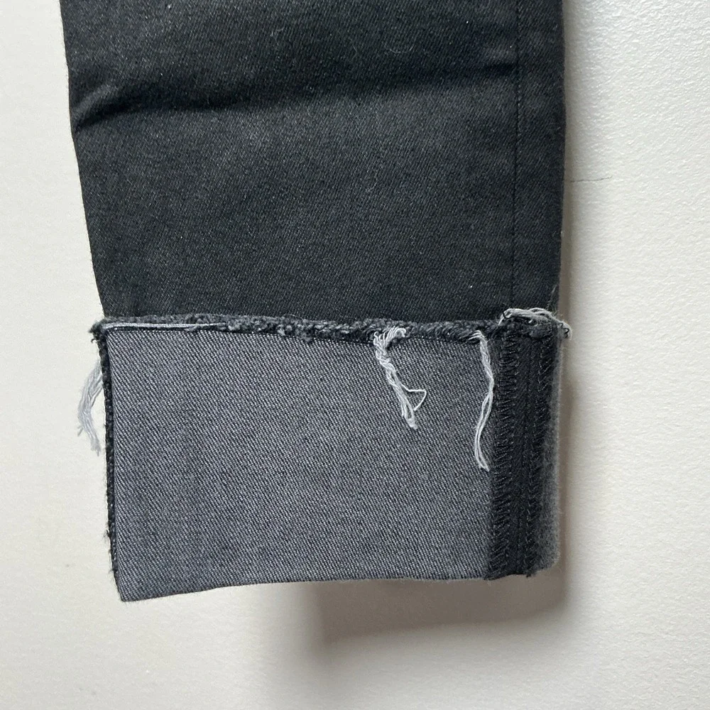 Rag & Bone Women's 10 Inch High Rise Dre Jeans Black Cotton Size 31 EUC - Picture 2 of 10